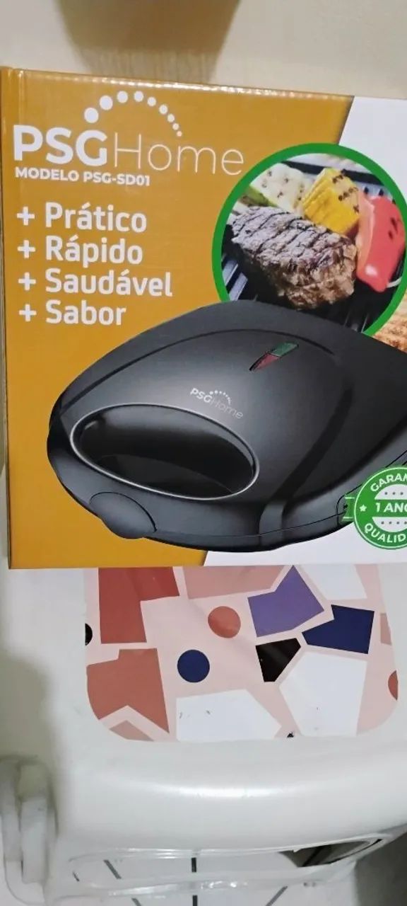 Sanduicheira Elétrica 2 em 1 - Nova! - Foto 2