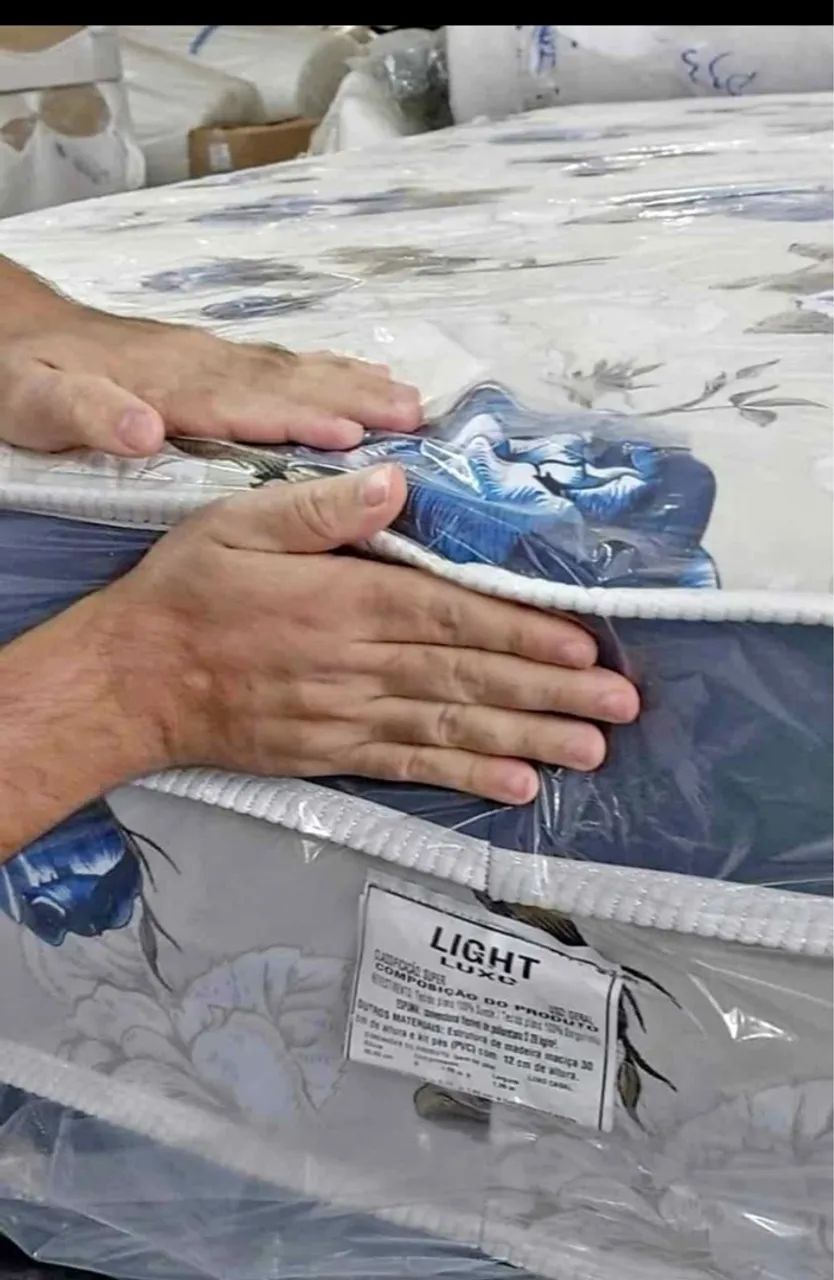 Cama Box Casal !! 12 centímetros de espuma / macia e confortável  - Foto 3