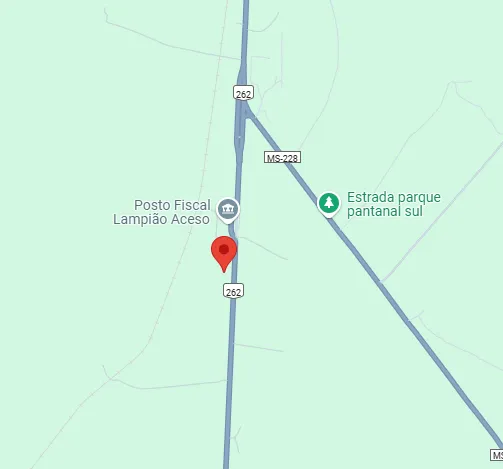 Oportunidade! 3 Terrenos com 40x300m² Próximos ao Posto Fiscal - Corumbá/MS