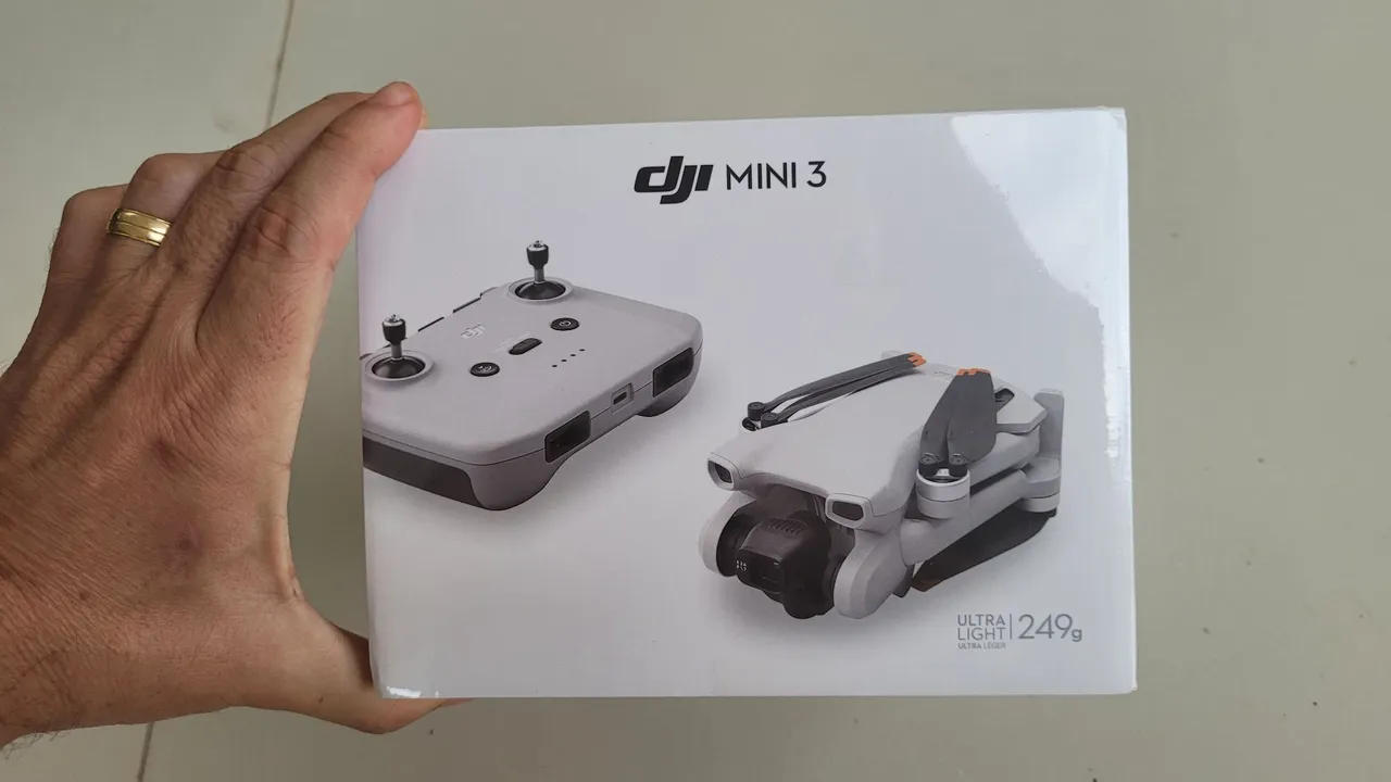 Drone Dji Mini 3. Vai até 10km. Voa até 51 minutos. NOVO, LACRADO