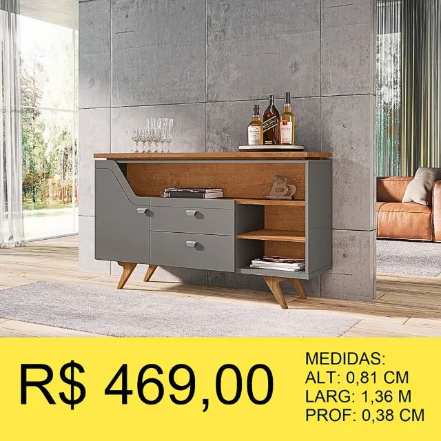 APARADOR BUFFET A PRONTA-ENTREGA  - Foto 2