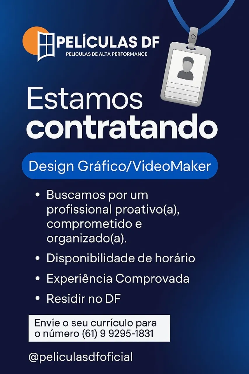 Social Media/Design Grafico/Videomaker Emprego