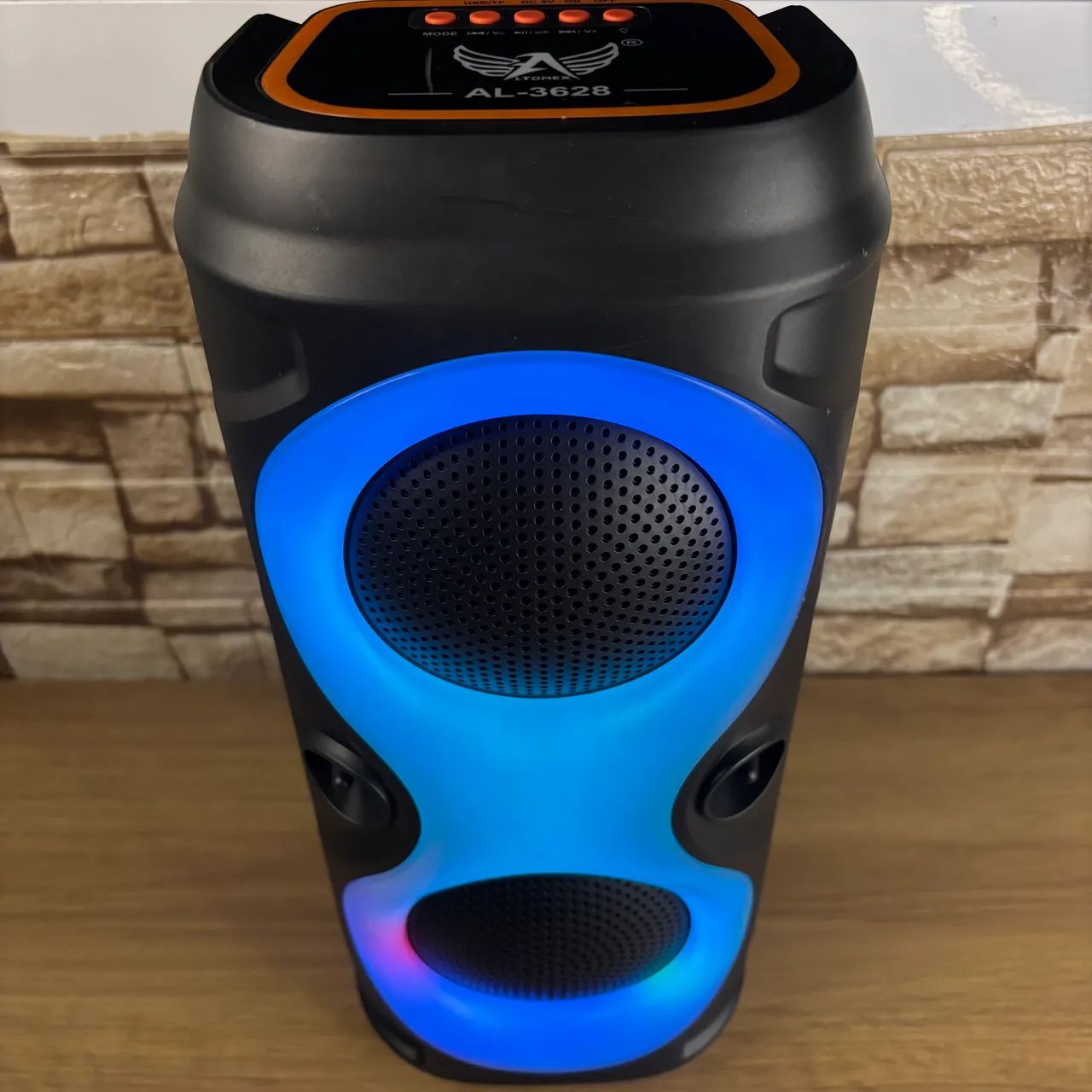 CAIXA DE SOM 50W 35CM LED RGB - Foto 2