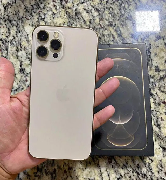 IPHONE 12 PRO MAX GOLD 128GIGAS COMPLETO 
