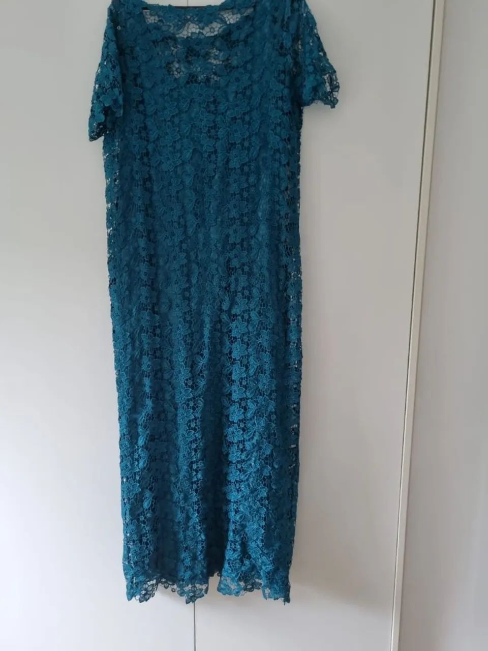 Vestido de renda verde 