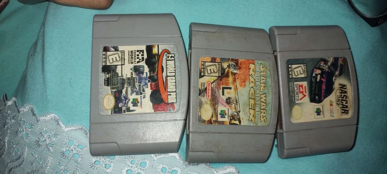 Coletânea de 3 jogos corrida para Nintendo 64