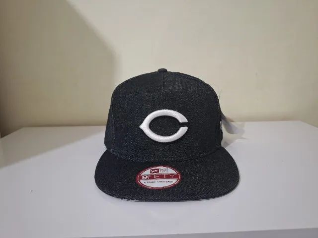 Boné New Era Aba Reta Jeans MLB Cincinnati Reds Original