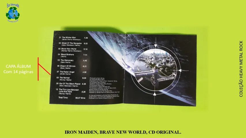 PREÇO PROMOCIONAL! Iron Maiden, BRAVE NEW WORLD, CD Original