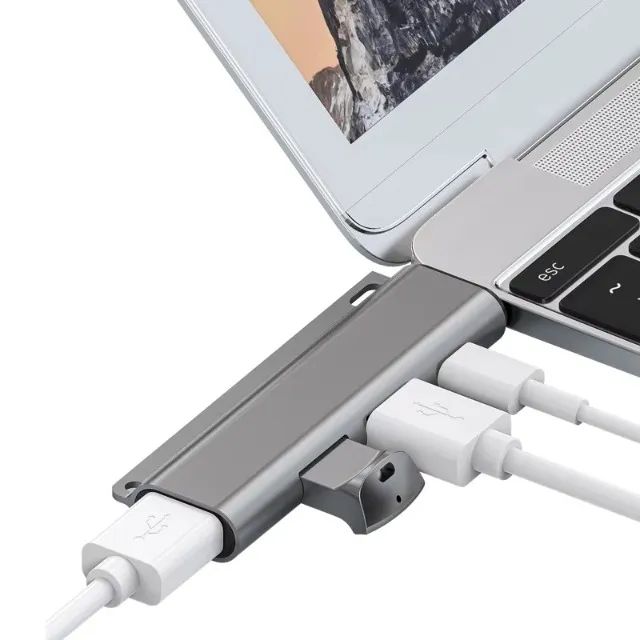 USB-C Hub 4 Ports in 1 OTG 5Gbps Extension Adapter Dock for Android Tablet Cellphone Notebook64275303266307124