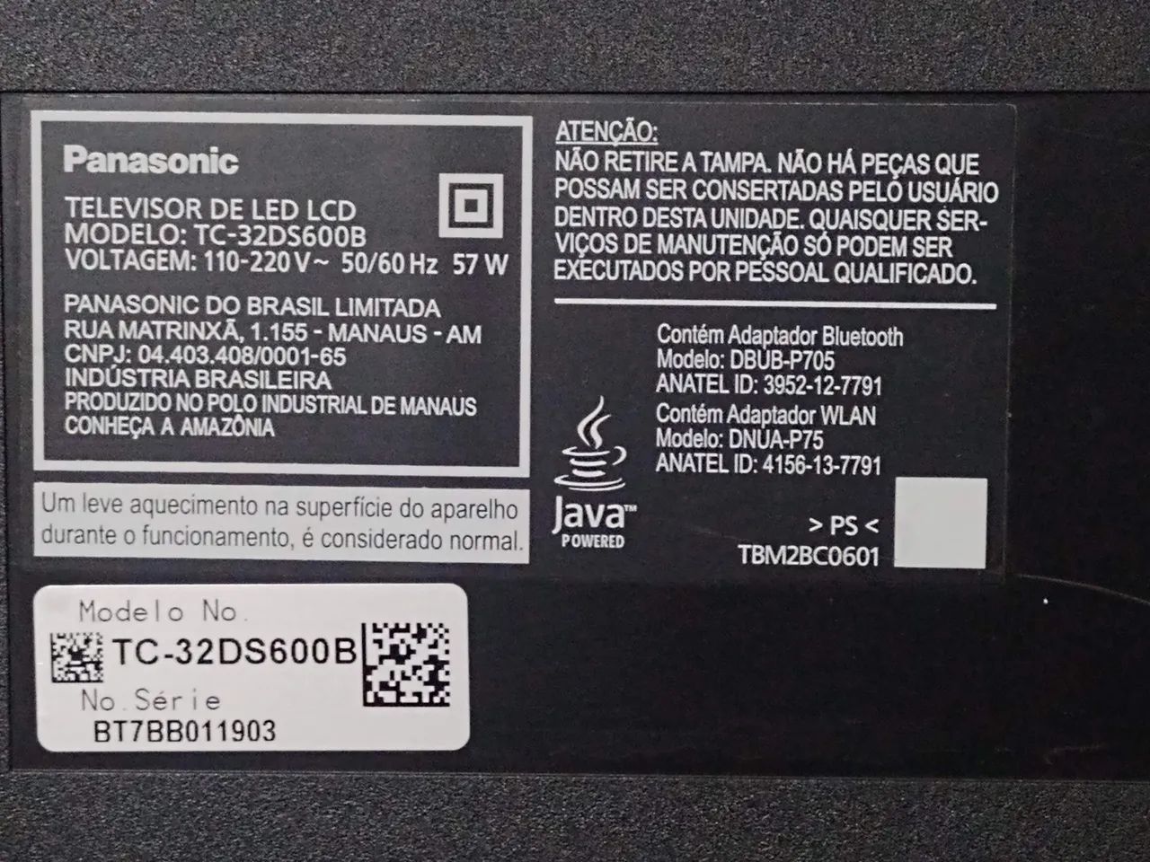 Tv Panasonic (peças) - Foto 3