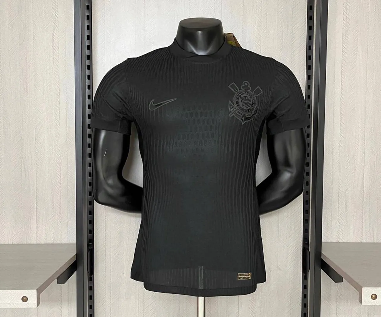 Camisa Corinthians Preta Away Modelo Jogador