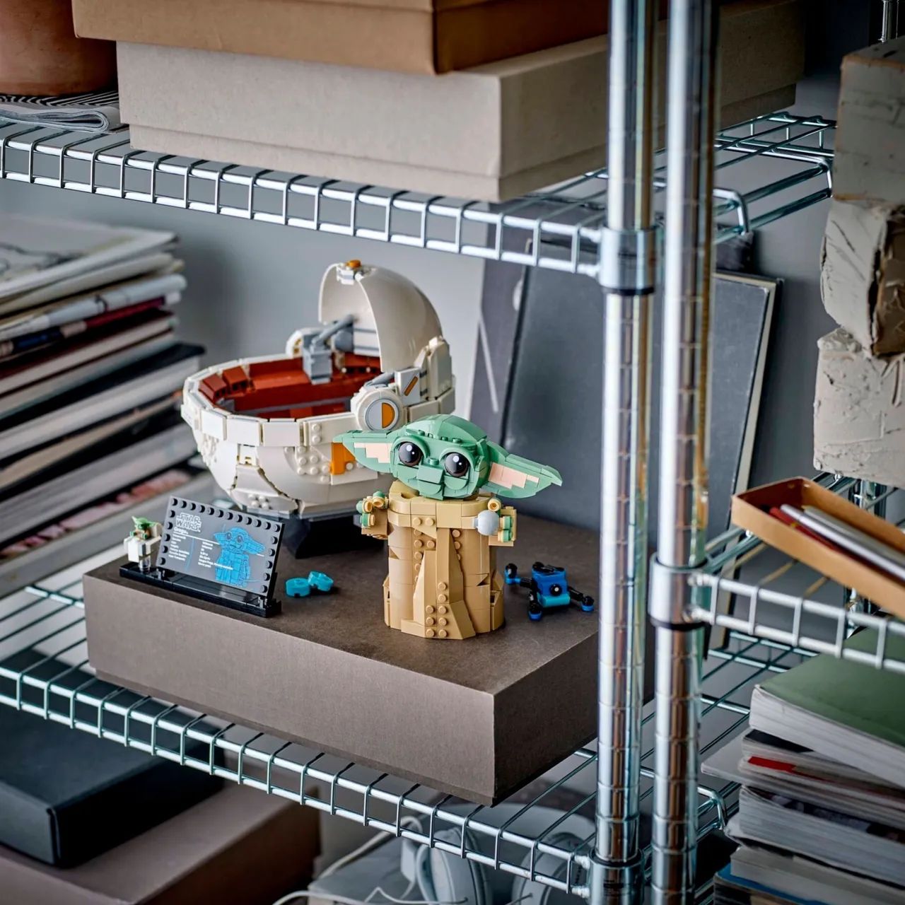 LEGO Star Wars - 75403 - Grogucom berço Hover - Foto 5