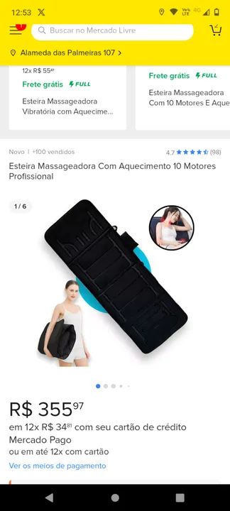 Colchonete Massageador 