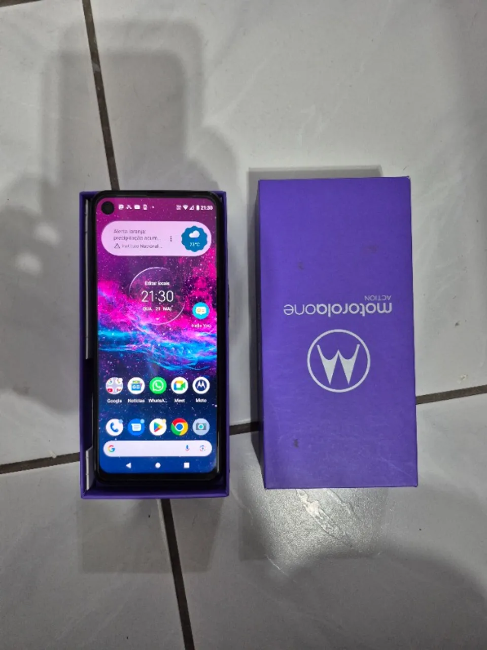Motorola One Action Dual SIM 128 GB denim blue 4 GB RAM