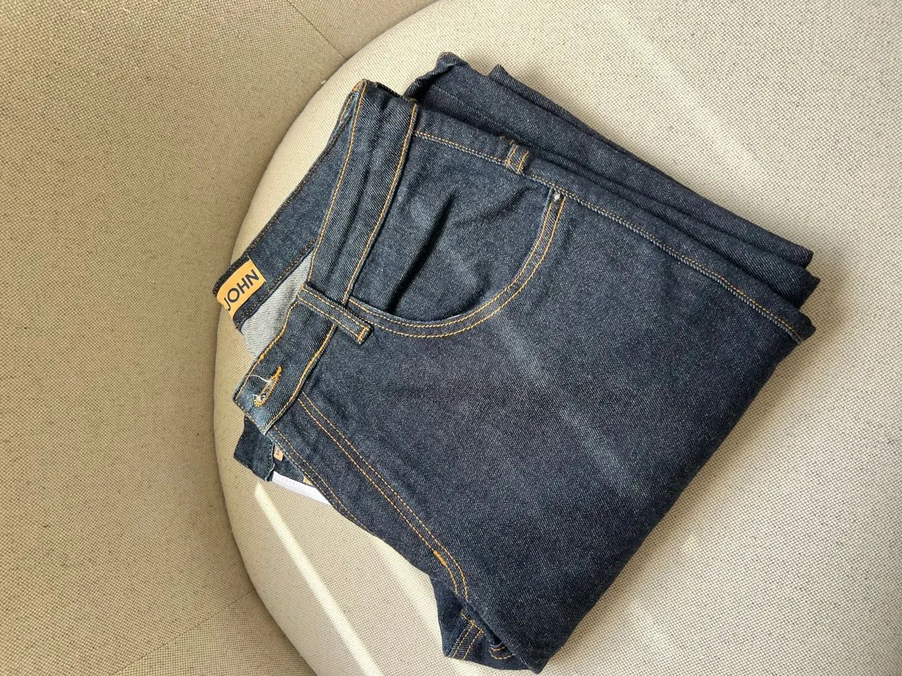 Calça john john azul e preta 