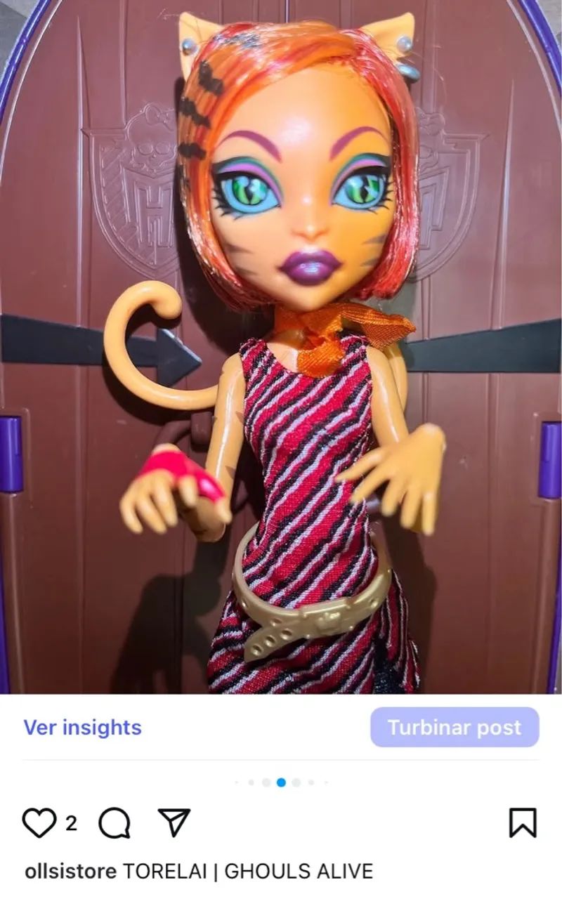 Boneca Monster High Toralei Ghouls Alive - Foto 4