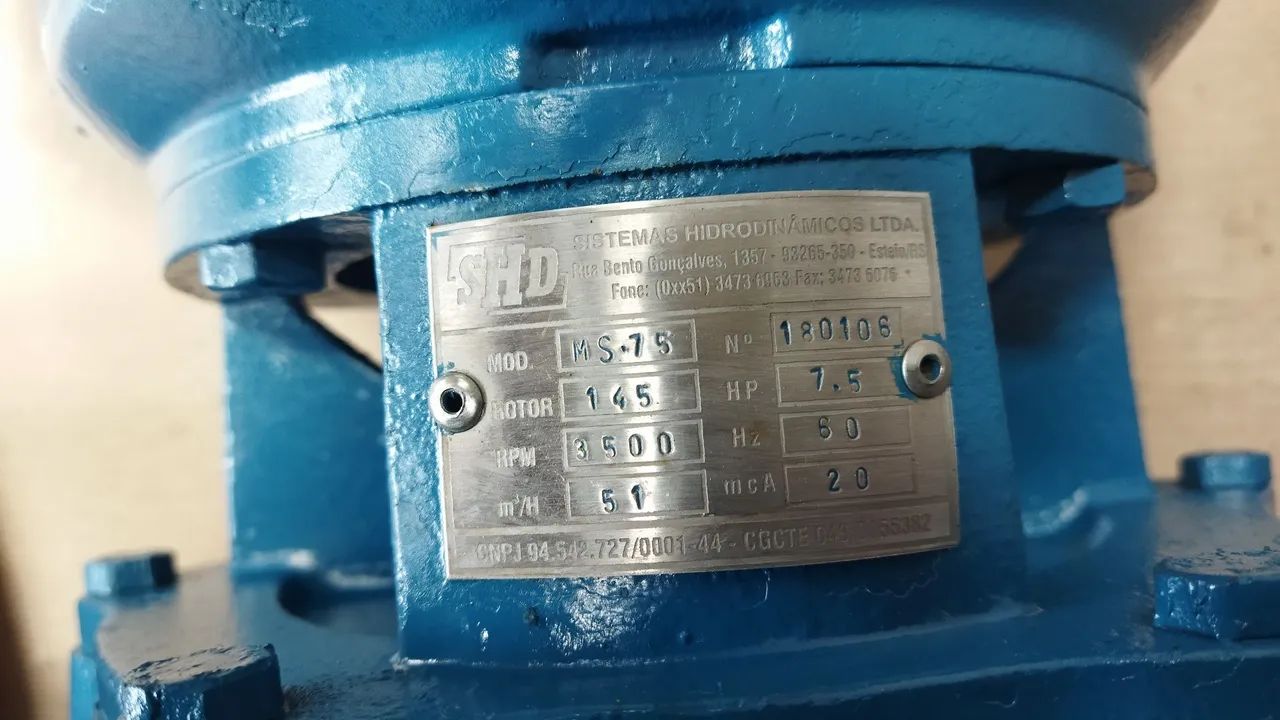 Bomba de água Weg 7,5cv - Foto 5