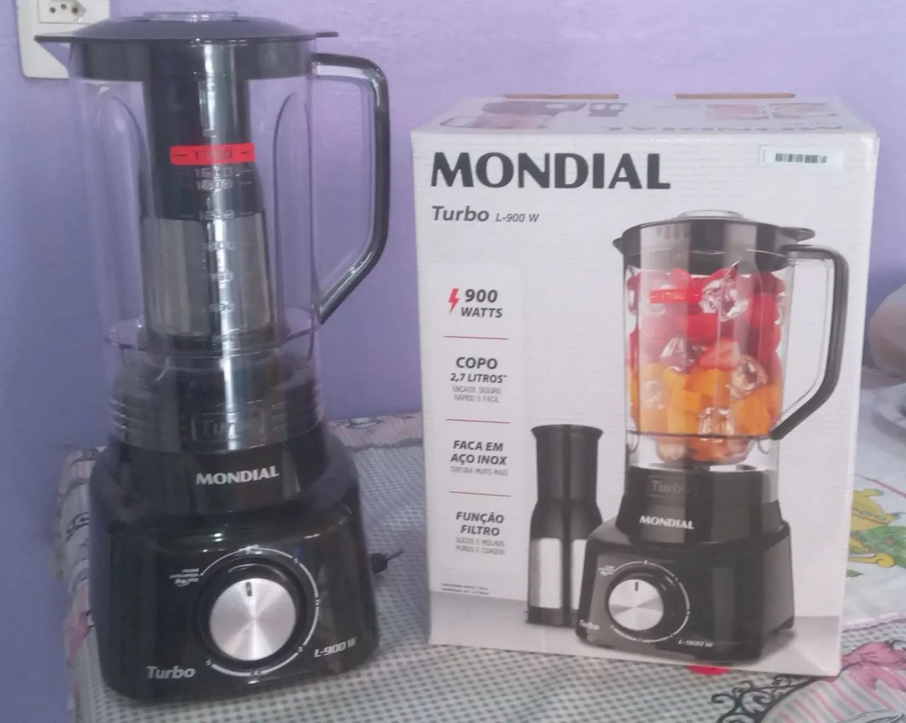 Liquidificador Mondial Turbo 2,7 Litros