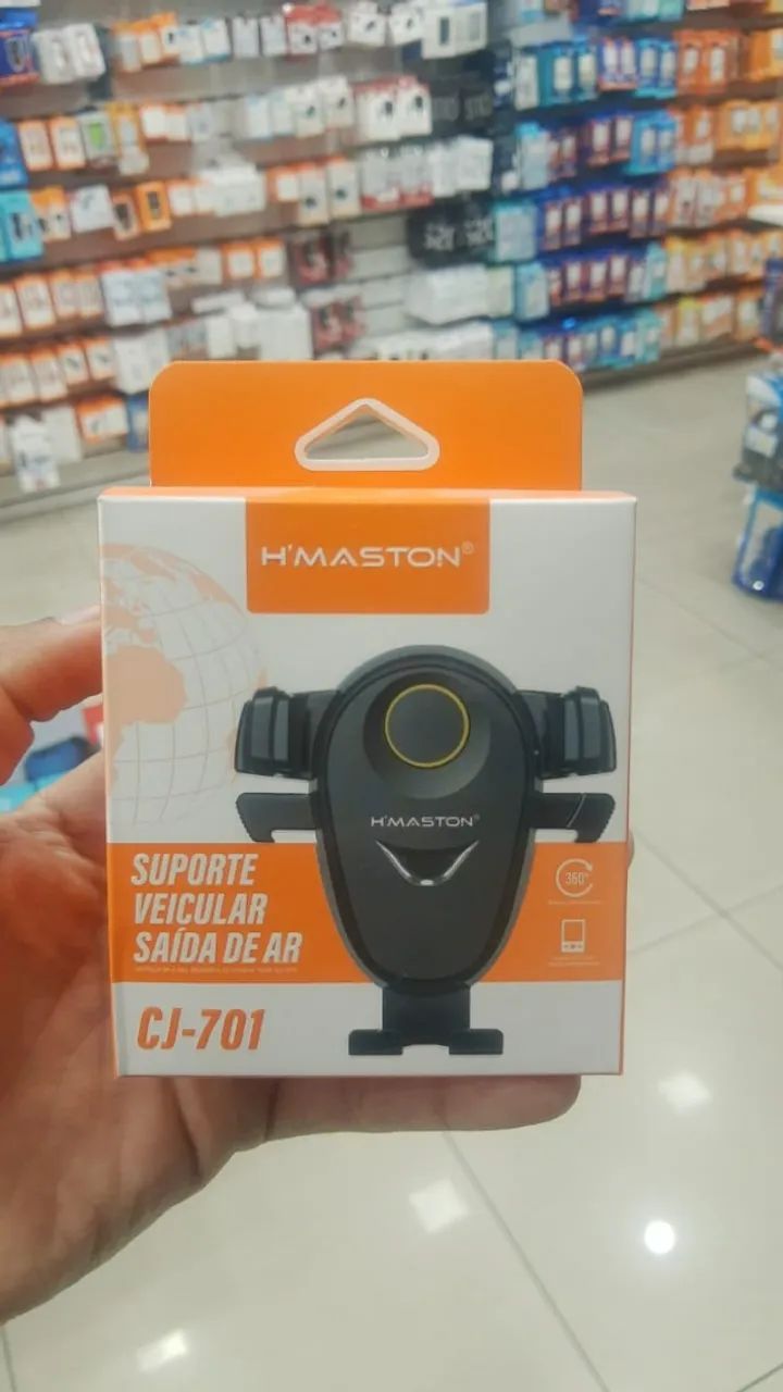 Suporte de Celular Gps Veicular para Saída de Ar Rotação 360 