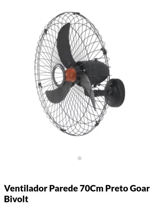 VENTILADOR PAREDE 70CM(TUFÃO) GOAR - Foto 2