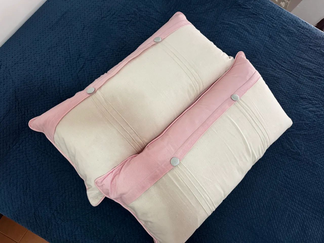 KIT DE ALMOFADAS PREMIUM CATAVENTO EM LINHO PARA QUARTO DE BEBÊ 