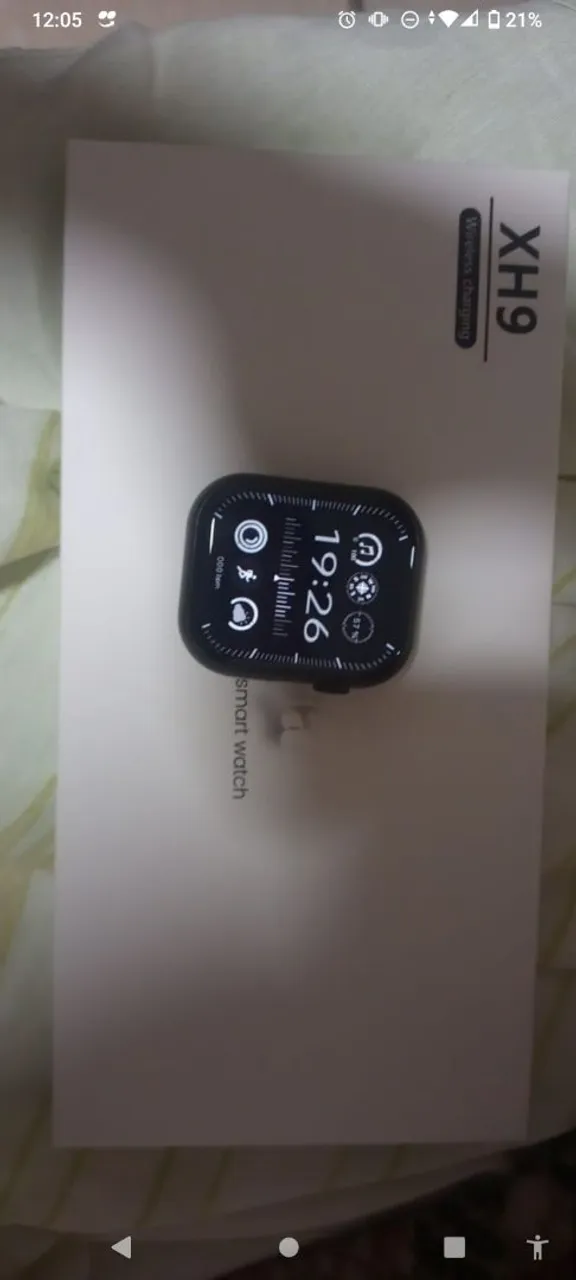 Smartwatch XH9 - Carregador Wireless e Design Moderno