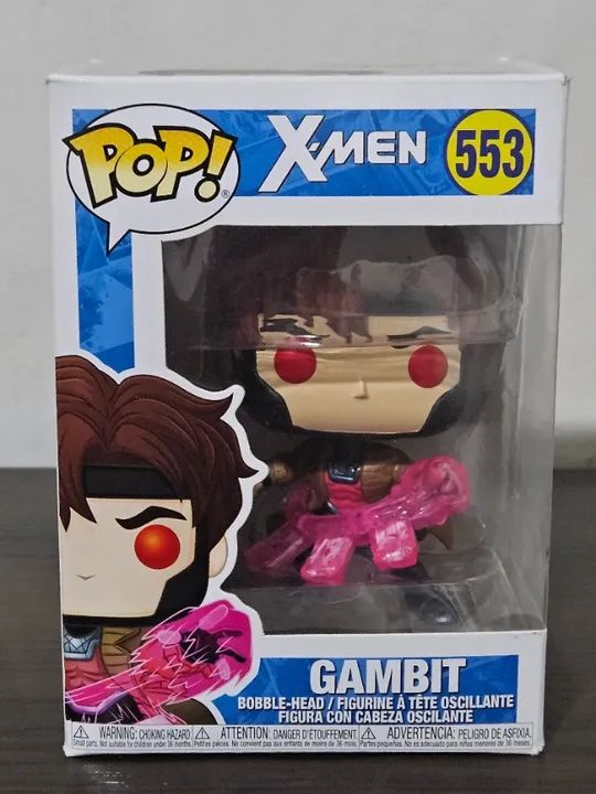 Funko Pop Gambit with Cards 553 X-men 