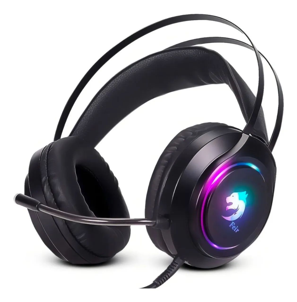 Headset Gamer Usb 7.1 Led Rgb, Play 4, Pc Notebook - Fr-V1 - Feir Com fio