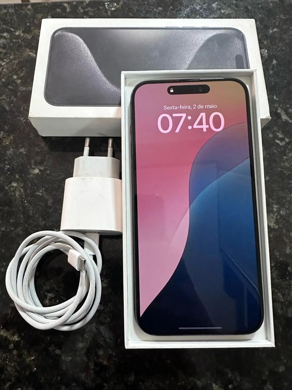 iPhone 15 pro Max 256 na garantia da Apple  - Foto 2
