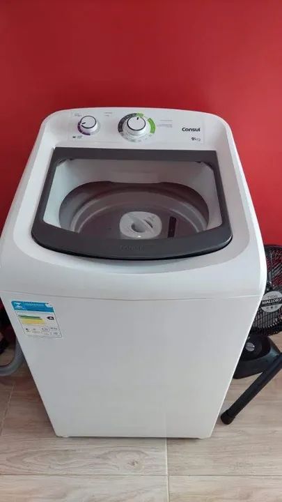 Máquina de lavar roupa consul 9kg sime nova pouco tempo de uso fazendo todas as funções  - Foto 5