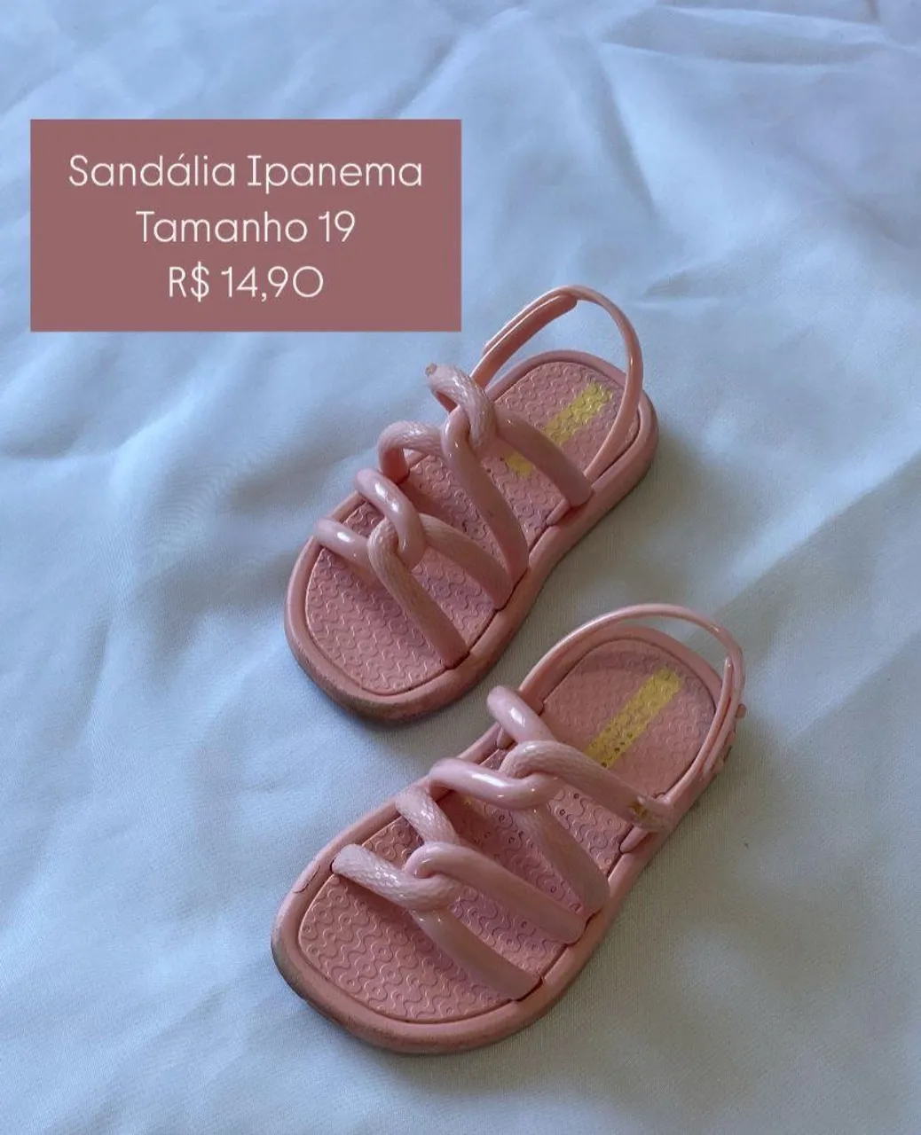 Sandália Ipanema Infantil Tamanho 19