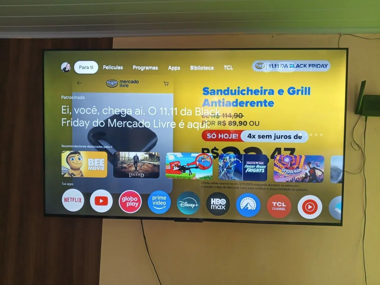 Selling 65-inch TCL Android 4K TV64595431157122120