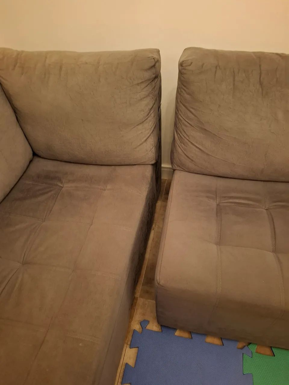 Reduzi Aceito oferta Sofá de Canto Amplo com chaise - Foto 5