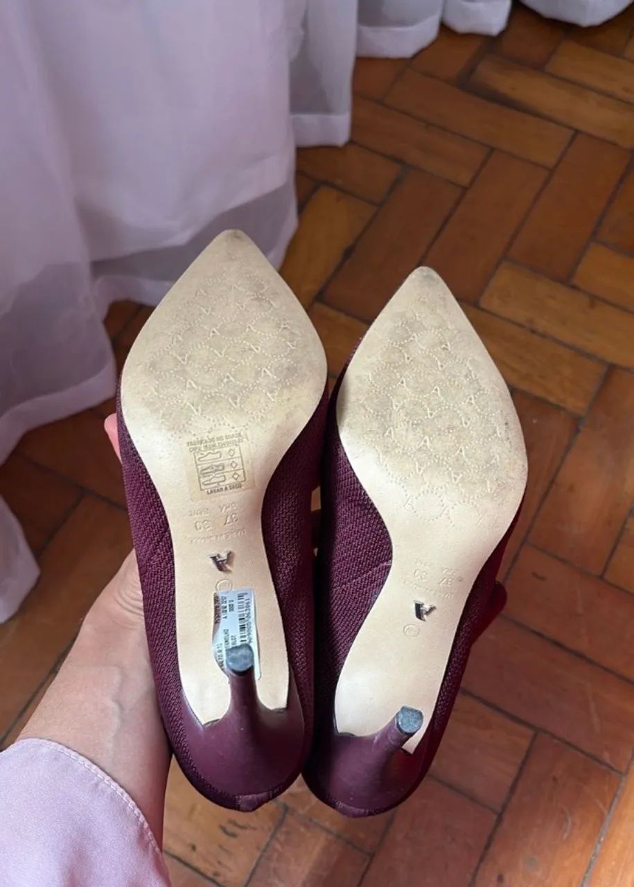 Bota Arezzo vinho 37  - Foto 3
