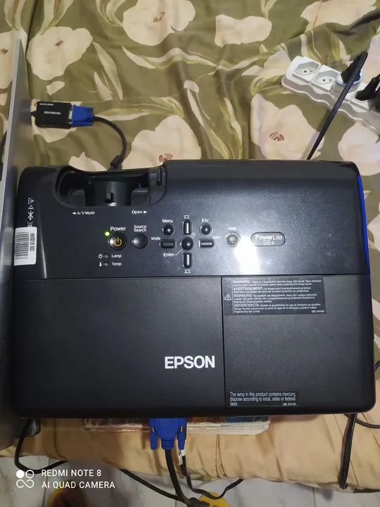 Projetor Epson PowerLite S5+ Com Bolsa Epson 
