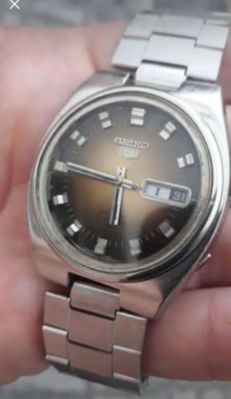 Relógio raro antigo japan anos 70 SEIKO 5 AUTOMATIC 