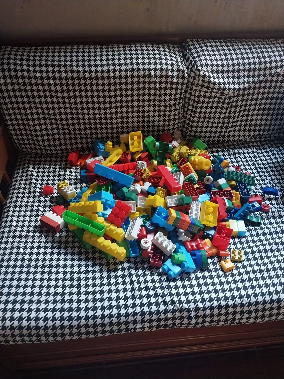 Blocos de montar coloridos para crianças