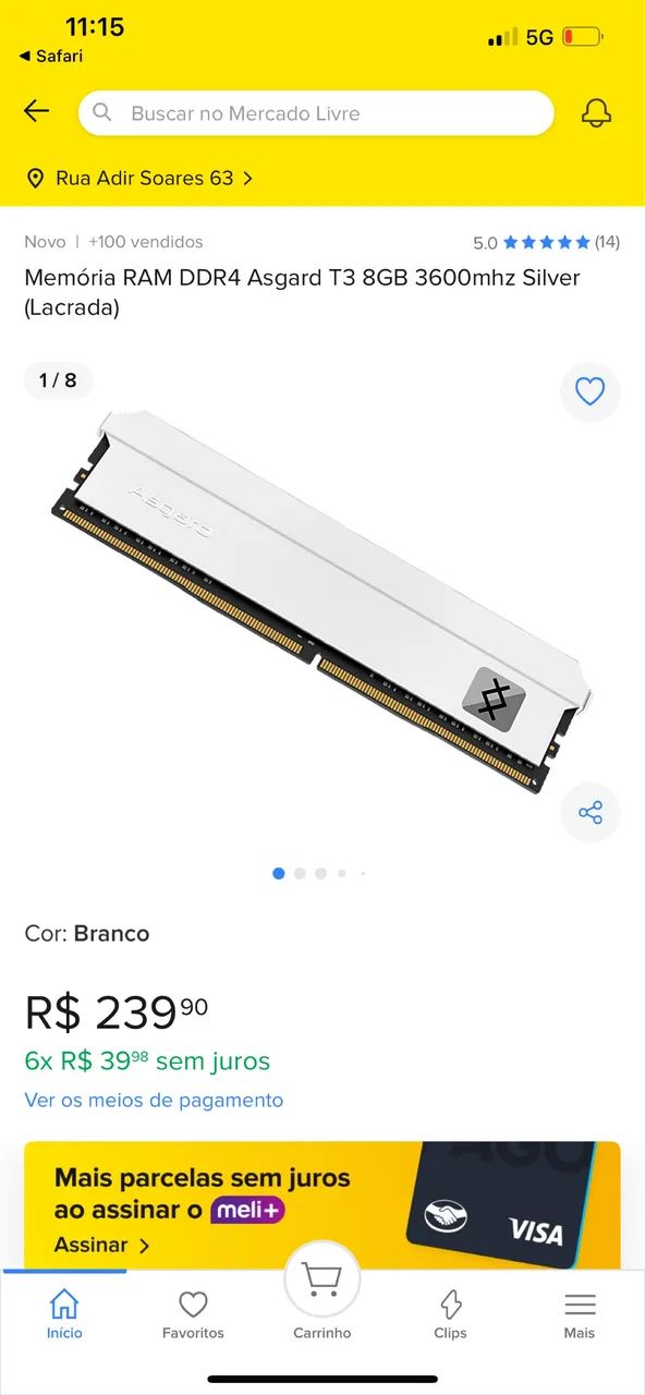 8GB x2 DDR4 RAM MEMORY64317904212739120