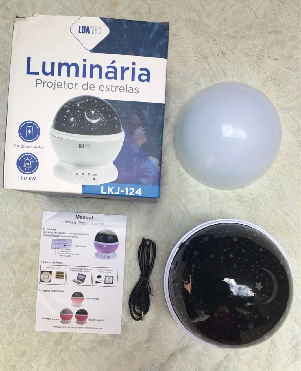 Projetor de Estrelas - Luminária Infantil - Foto 2