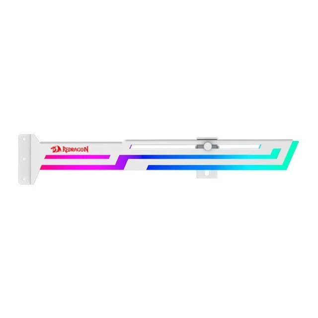 Suporte Para Placa de Video Redragon RD-GCP03 RGB Branco RD-GCP03W - WZetta - Foto 2