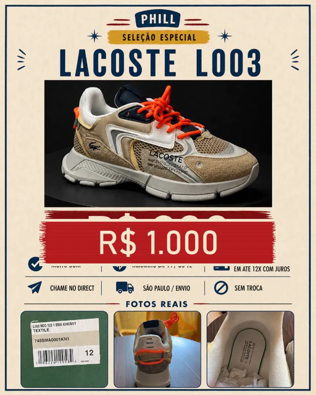 LACOSTE L003