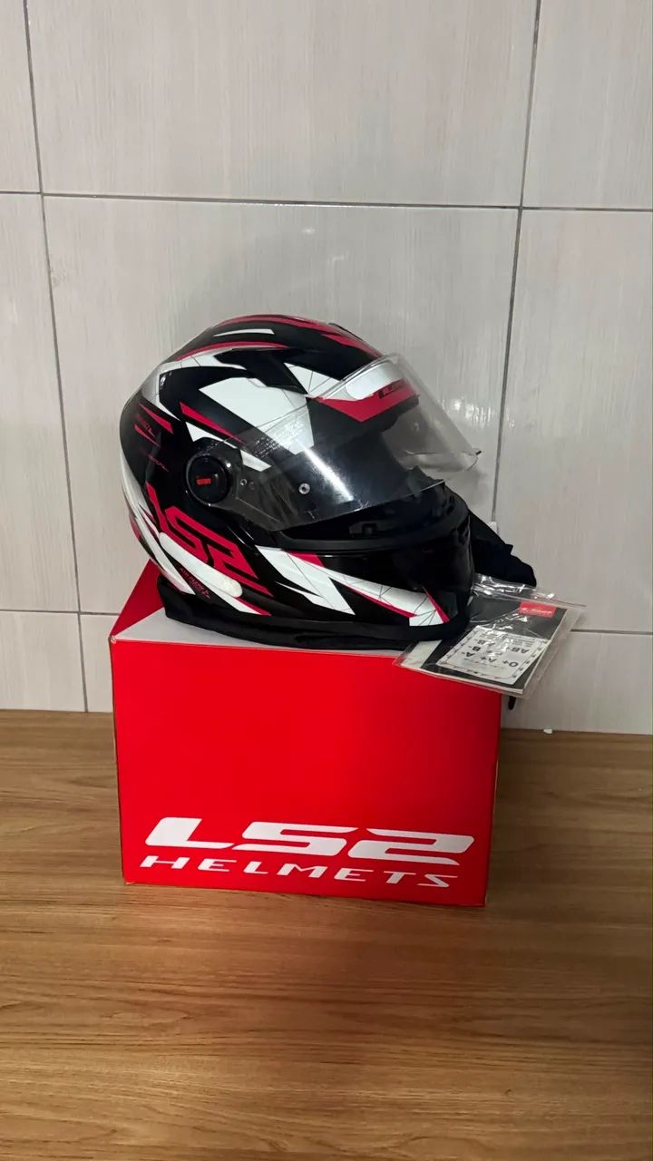 Capacete LS2 DRAZE VERMELHO - Foto 3