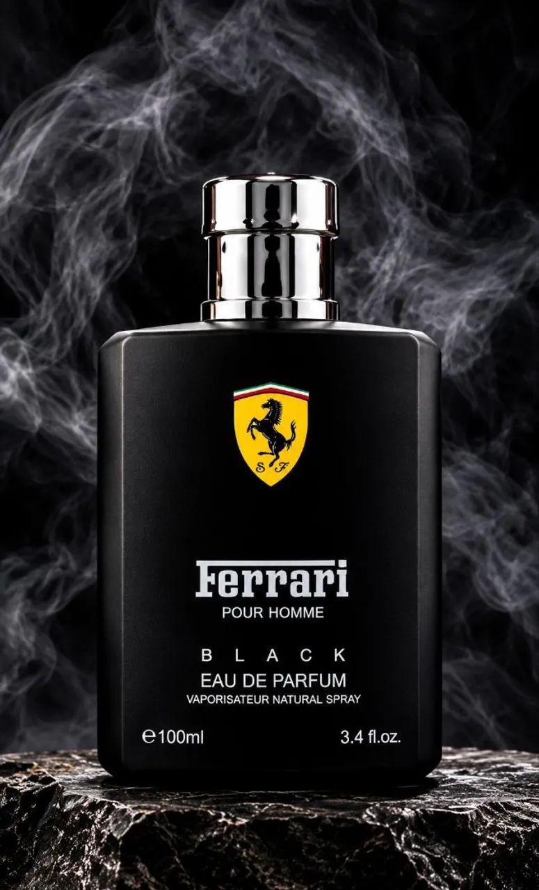 Perfume Farrari Black Masculino Importado 100ml - Foto 2