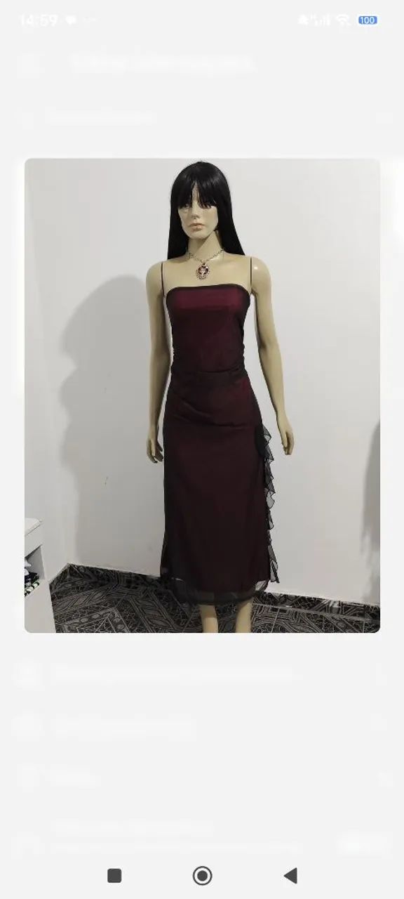Vestido Camurça 