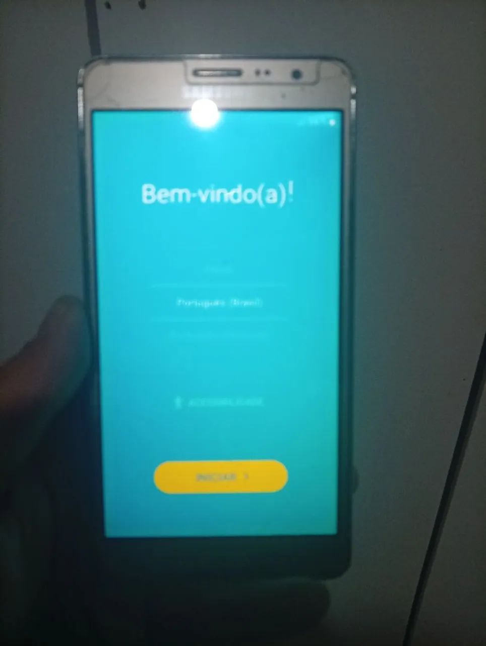 Samsung Galaxy On7 com defeito no botão Power de ligar 