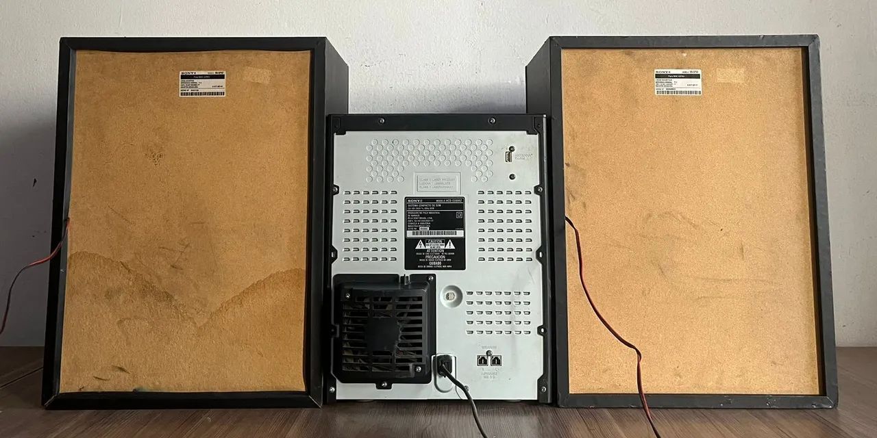 Mini System Sony Mhc-Ex880 Defeito 400 RMS USB Cd Leia Descrição