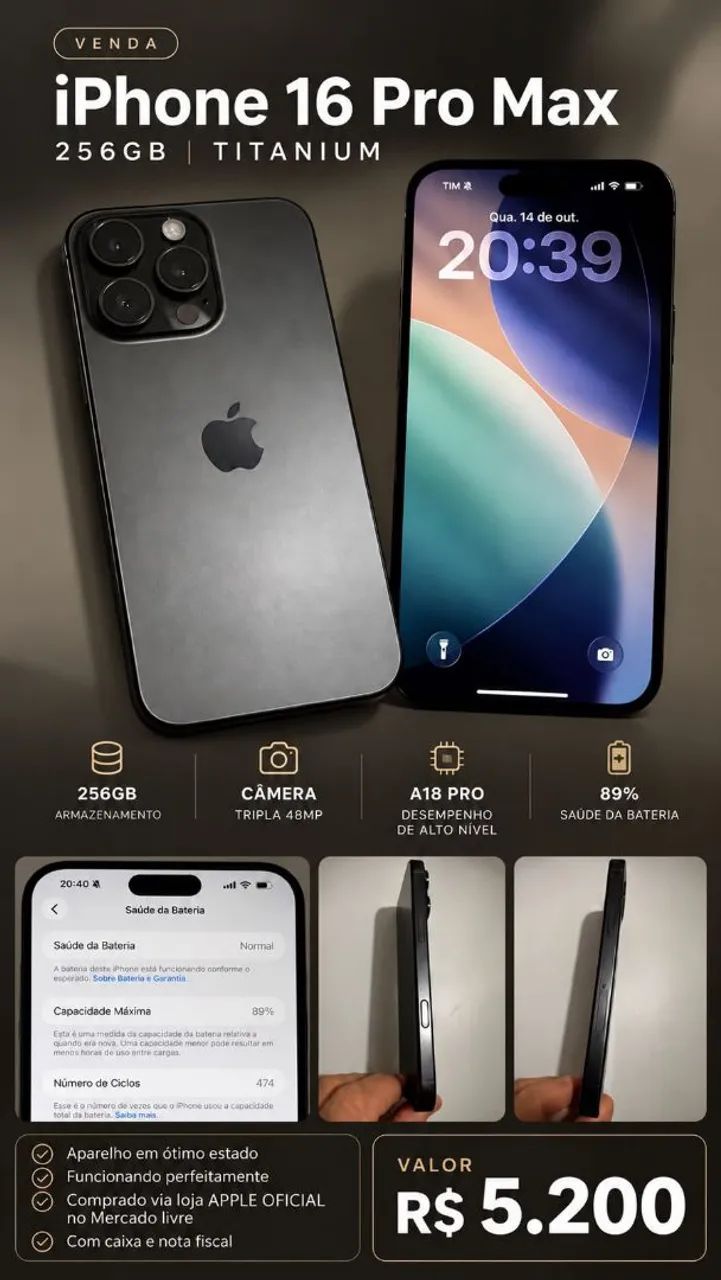 Iphone 16 Pro max 256gb