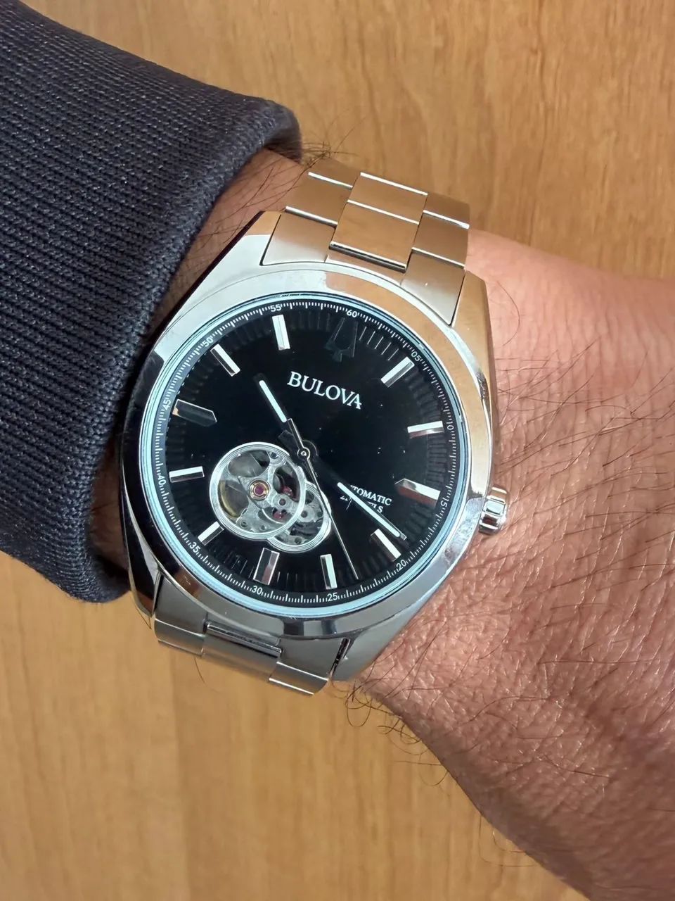 Relógio Bulova Surveyor Automatic Open Heart - Foto 5