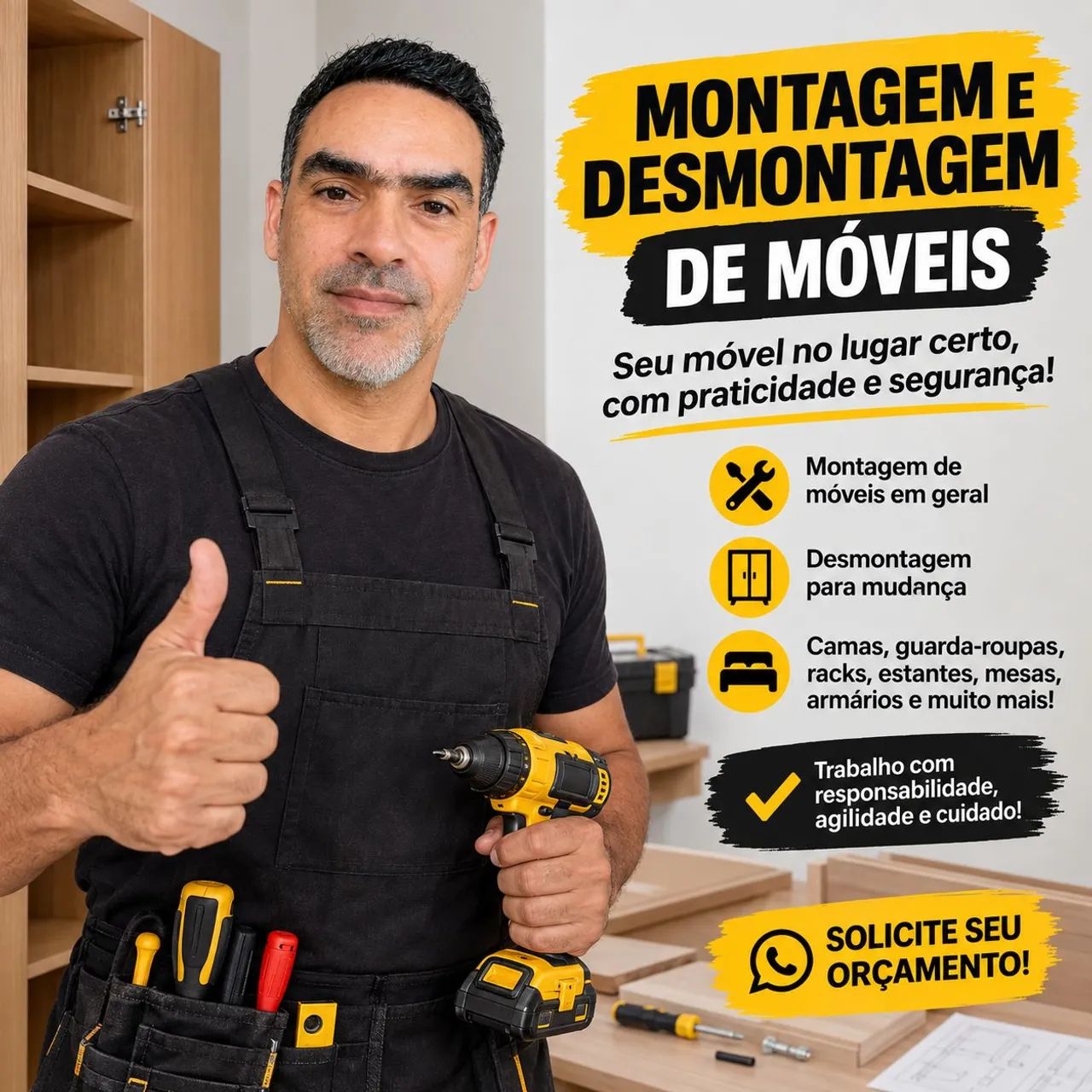 Montagem e desmontagem de móveis