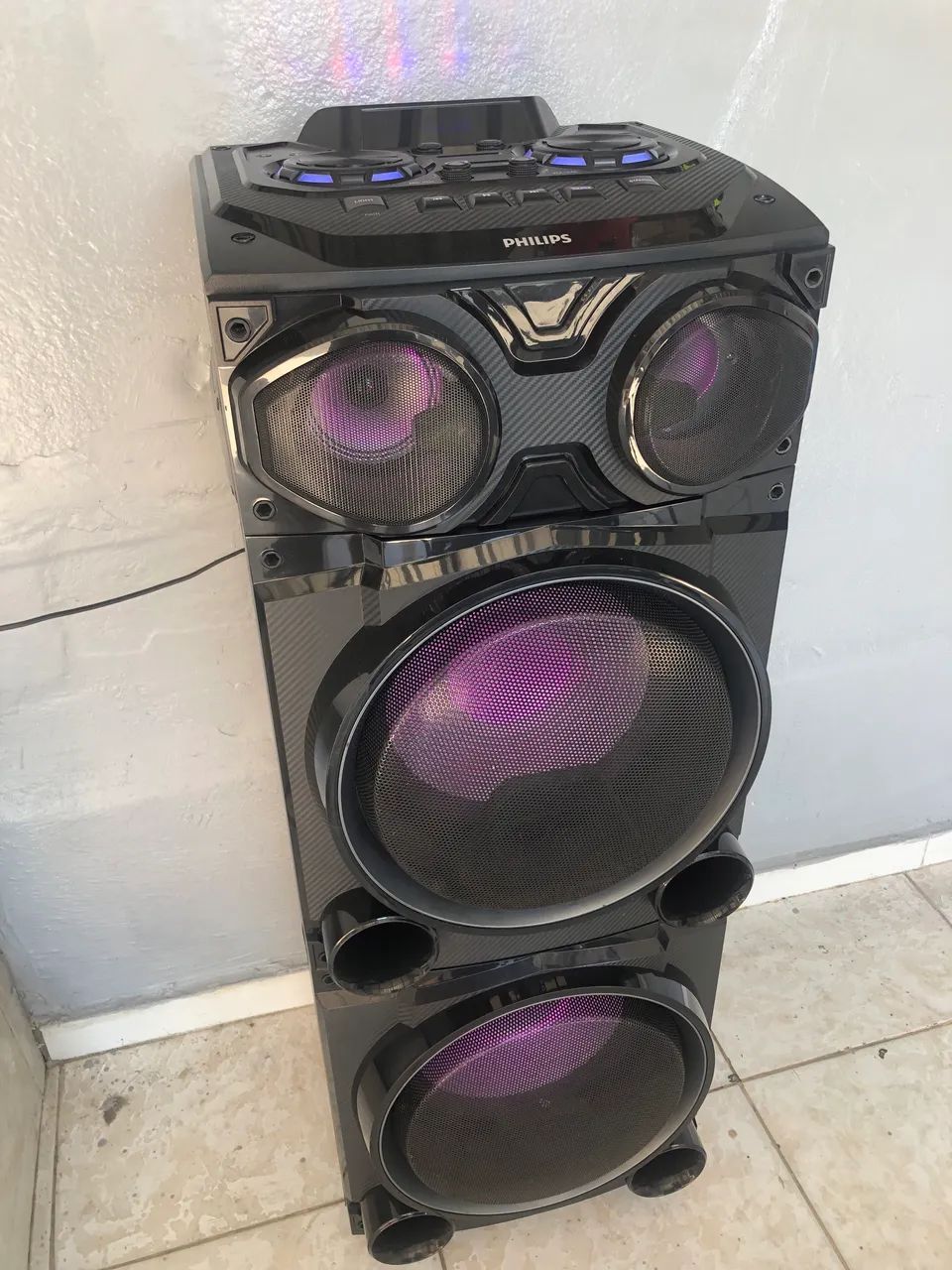 Caixa torre amplificada Phillips 2000w  - Foto 3